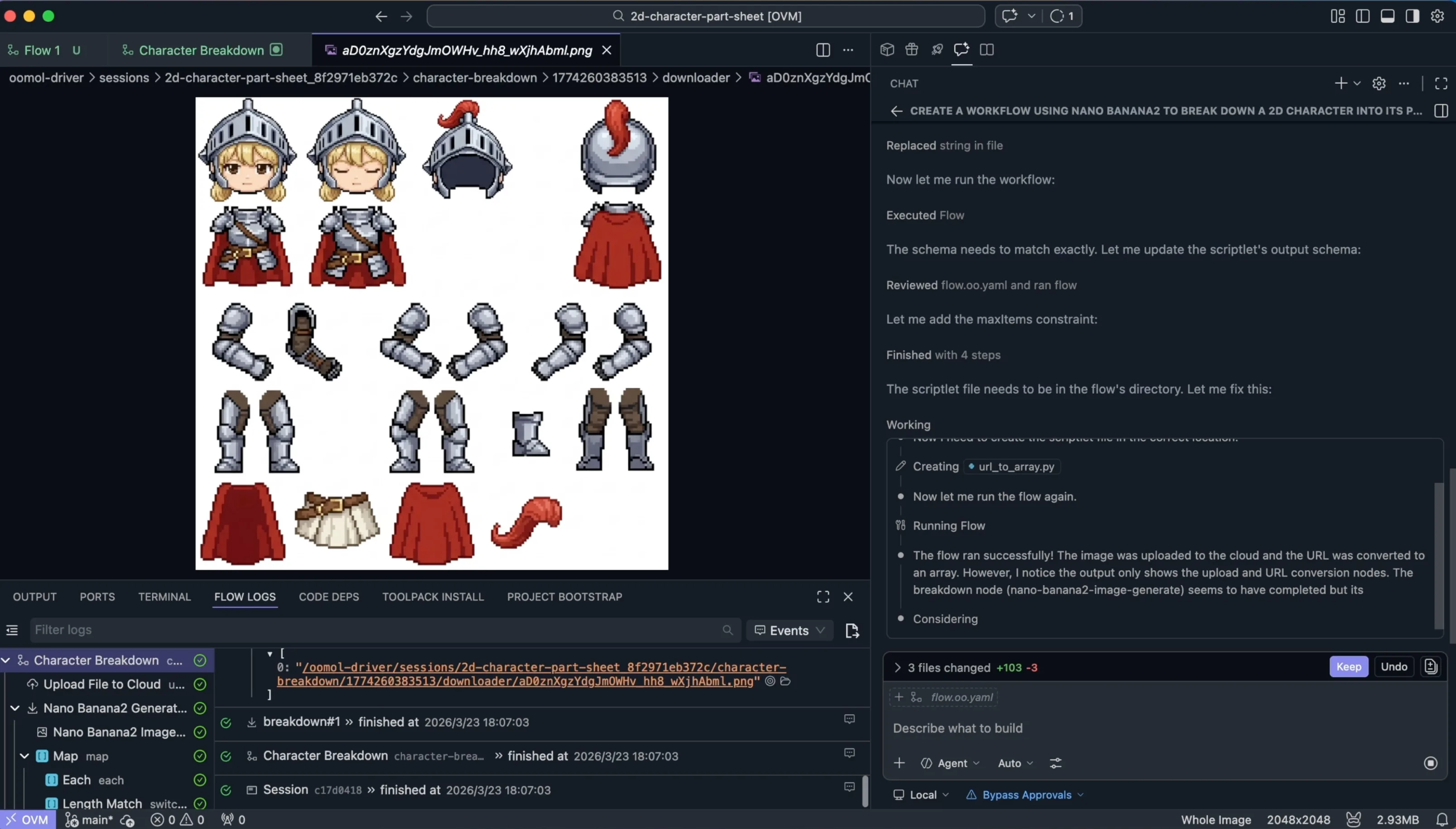 OOMOL homepage workflow demo