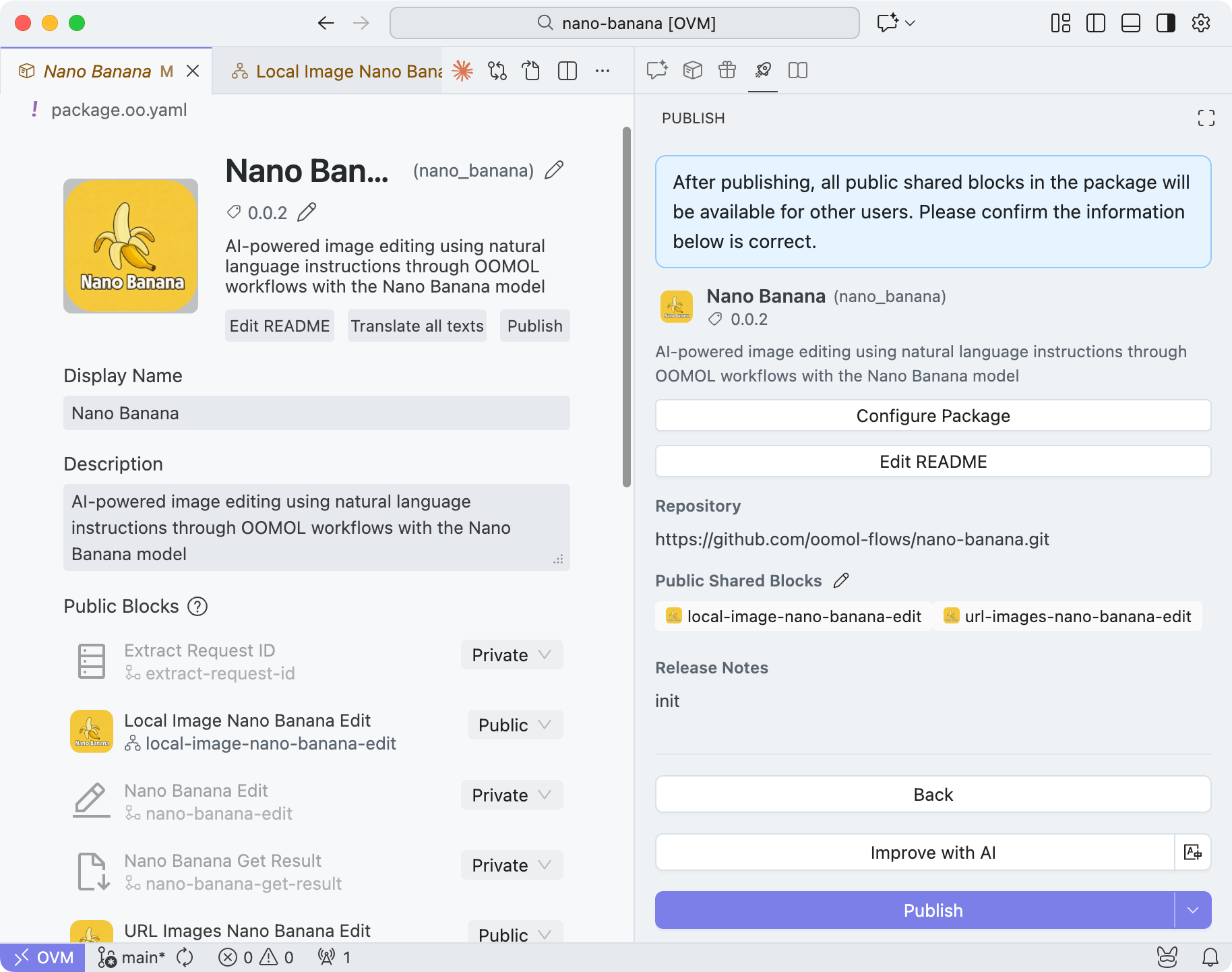 Deploy blocks with OOMOL Cloud